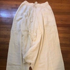 Harem Norbu Linga Sold Crem Cotton Pants